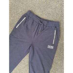 Valentino Joggers Blue Mens Size Large Athleisure Workout Lounge Stretch Train